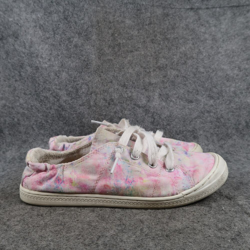 Time and Tru Shoes Womens 6.5 Casual Slip On Sneaker Cruisers Comfort Flats Pink